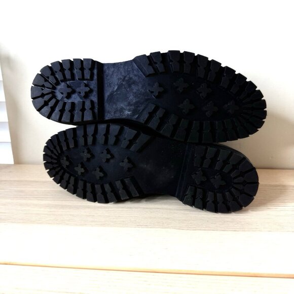 Men's Chelsea Ankle Boots Classic Dress Casual Elastic Slip On Shoes Black 11.5 - Picture 13 of 13